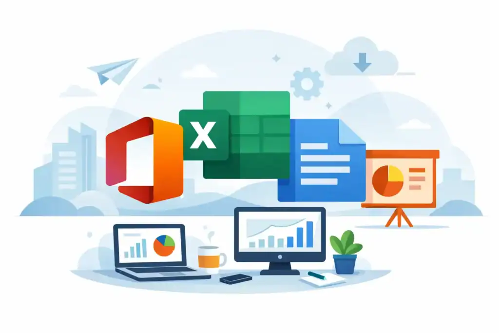 Melhores versões do Office para trabalho