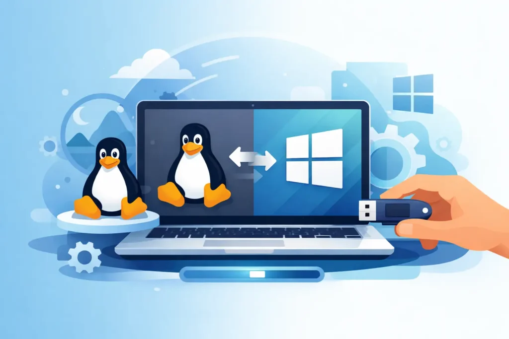 Meu computador veio com Linux e quero colocar Windows